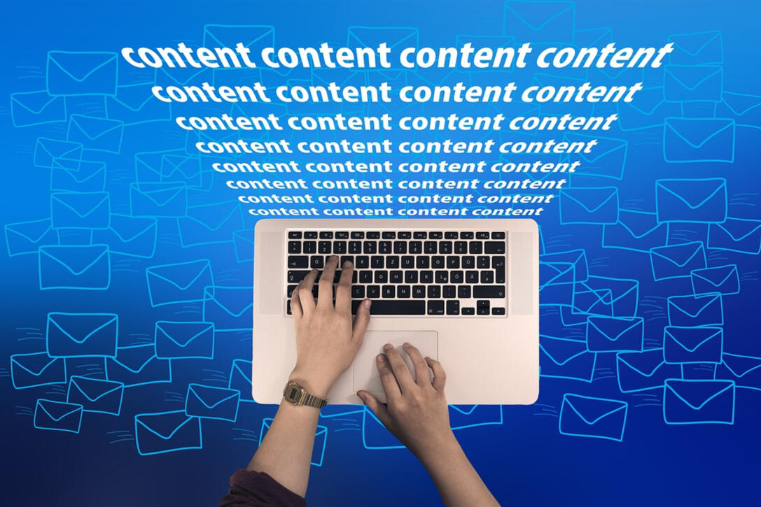 An example of graphic created by a human designer