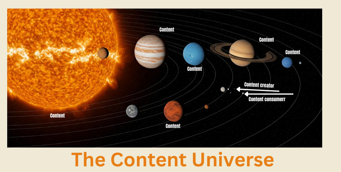 An example of graphic created by a human designer