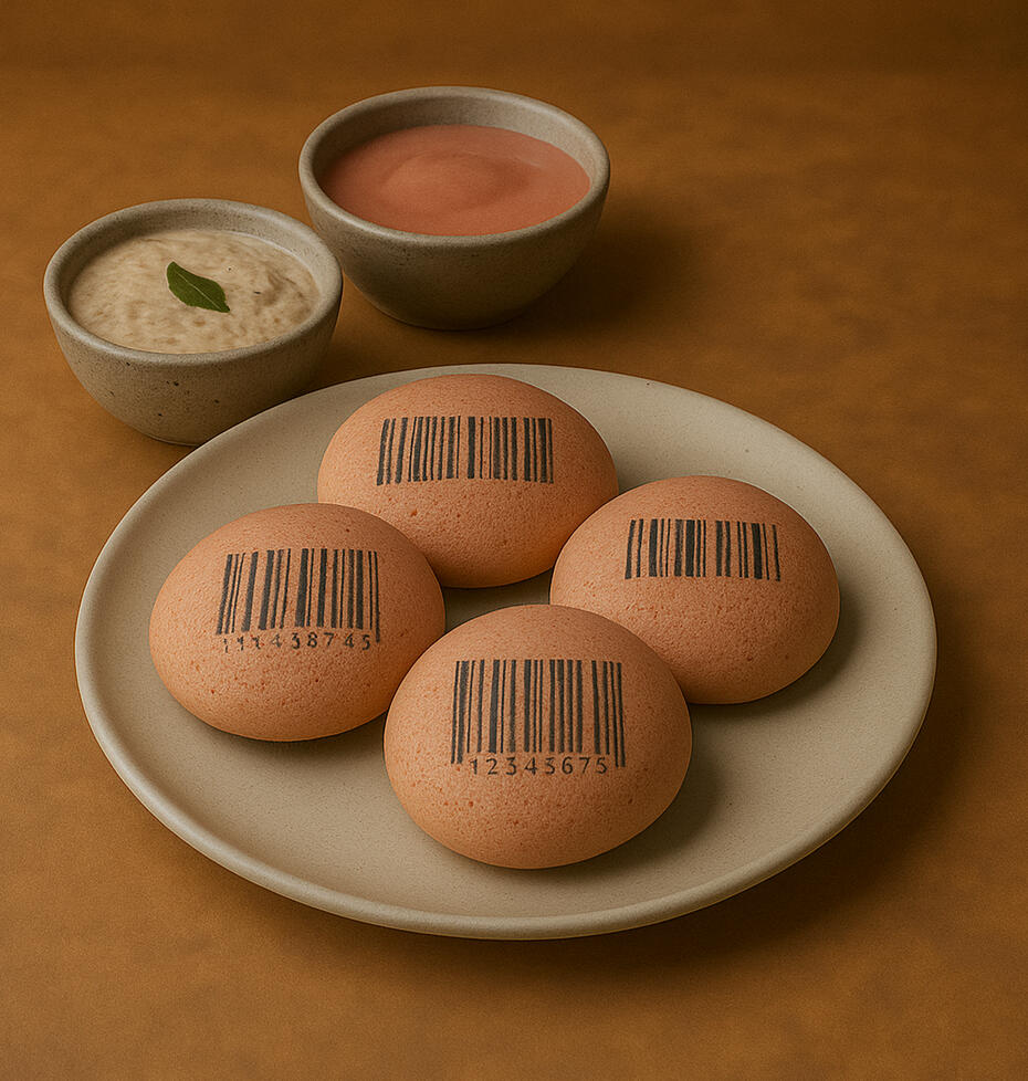 An example of graphic created by a human designer