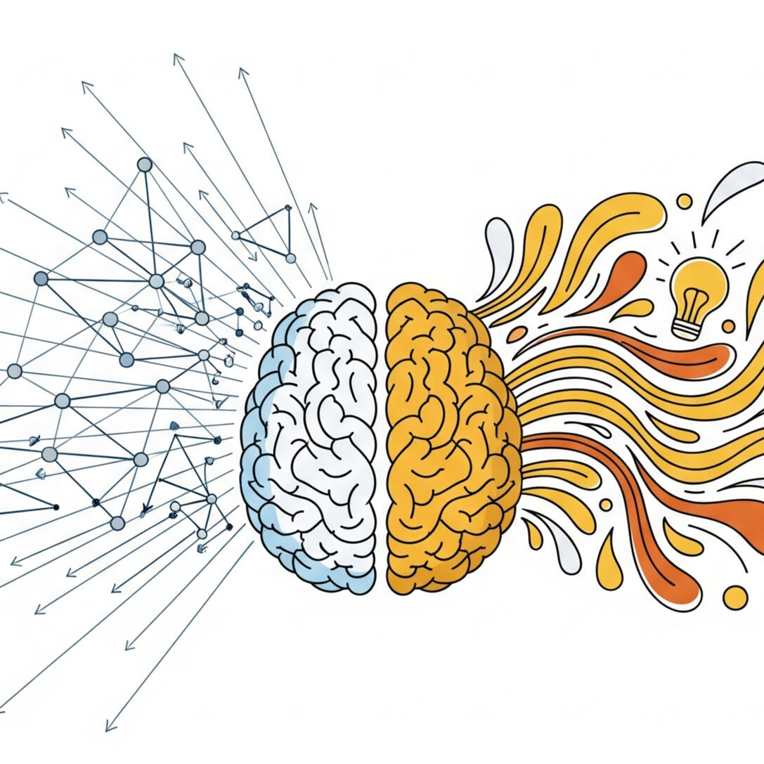 An example of graphic created by a human designer