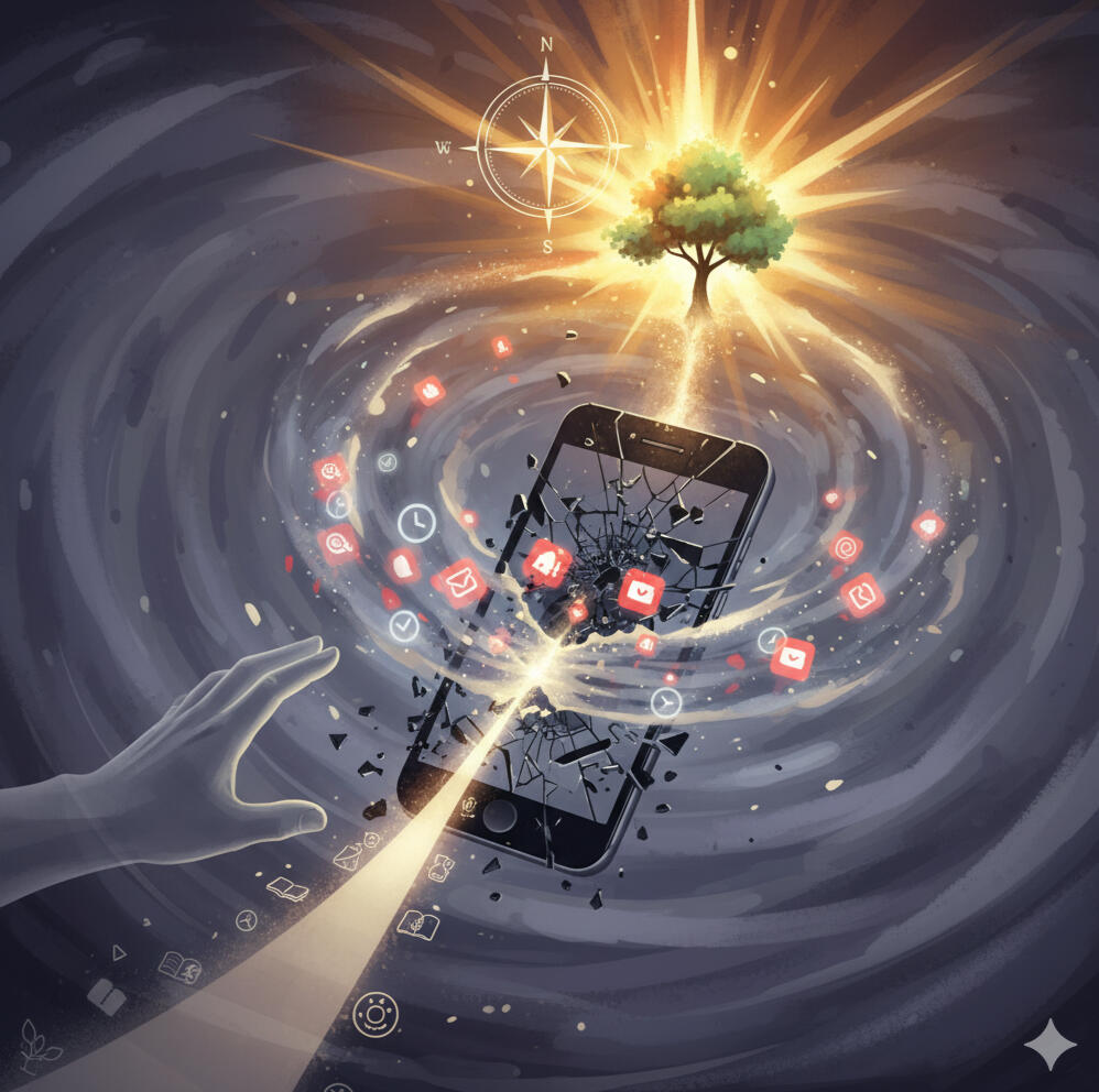 An example of graphic created by a human designer