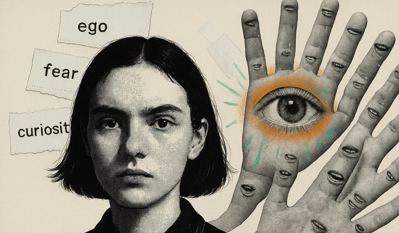 An example of graphic created by a human designer